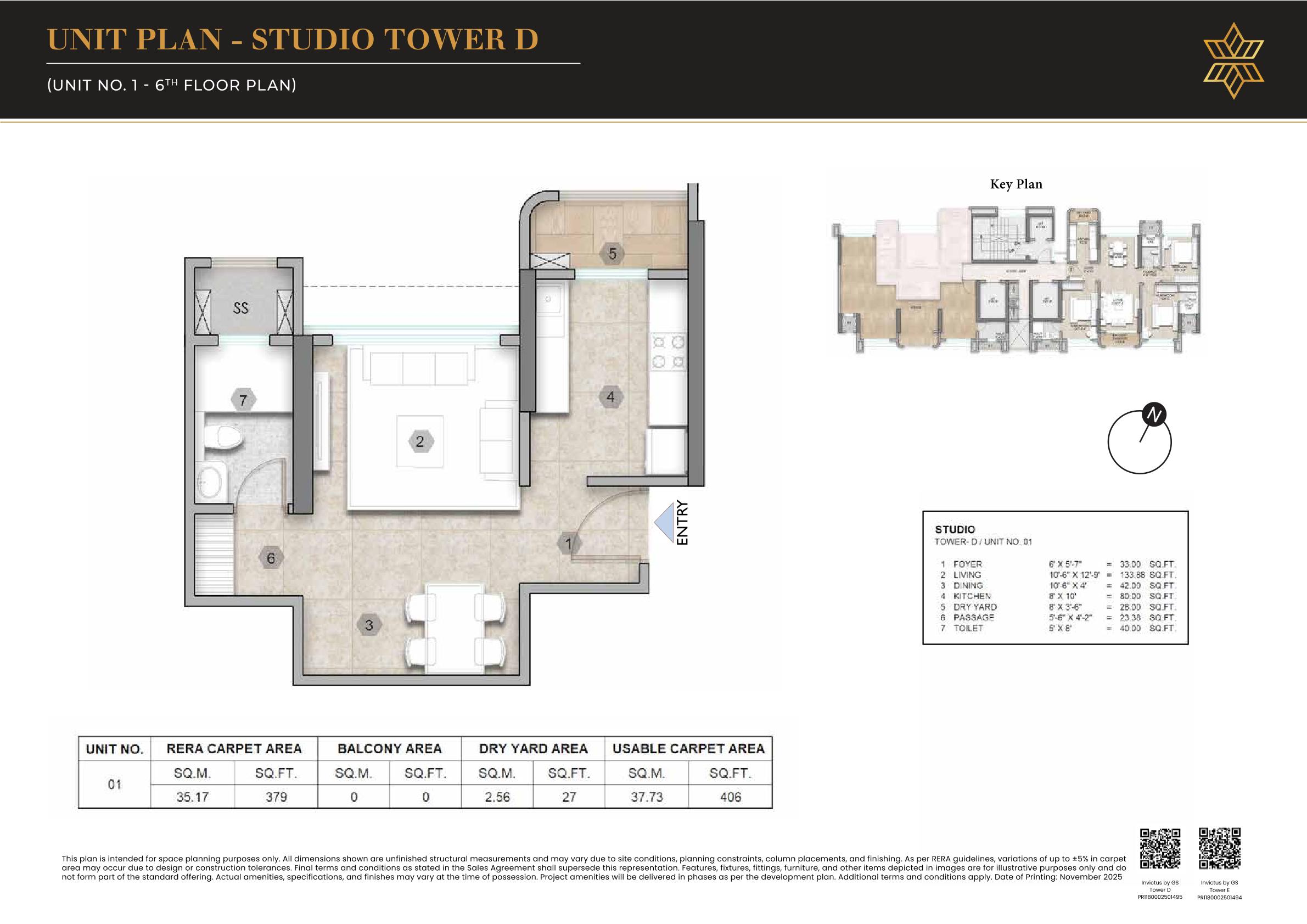 Studio Floor Plan